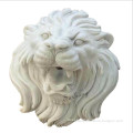 Stone carving products garden ornaments marble dragon head statue